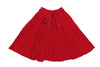 Red long skirt