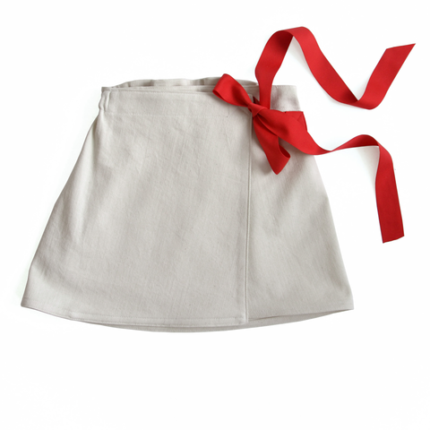 Denim Wrap Skirt