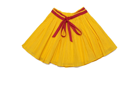 Yellow Short Skirt